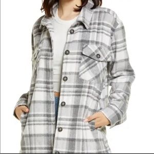 Thread and supply plaid shacket